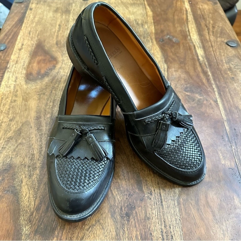 Allen Edmonds Woven Leather Tassel Loafers